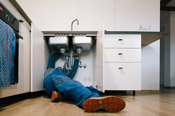 Professional Drain Cleaning technician working in Waite Park, MN